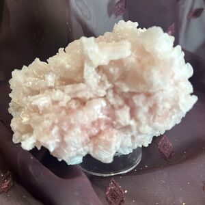 “NEW SPECIMEN” 4”x2”Quality Pink Halite Salt Crystals Cluster Mineral